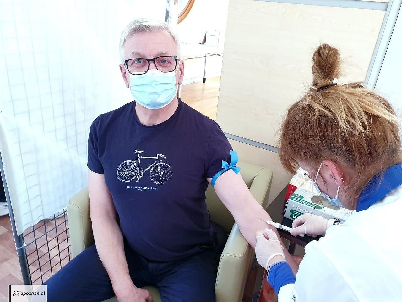 Za obowiązkowymi szczepieniami opowiadał się m.in. prezydent Poznania | fot. Jacek Jaśkowiak FB
