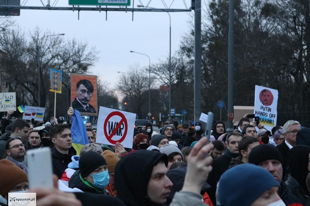 Jeden z protestów w Poznaniu | fot. Tom Sok