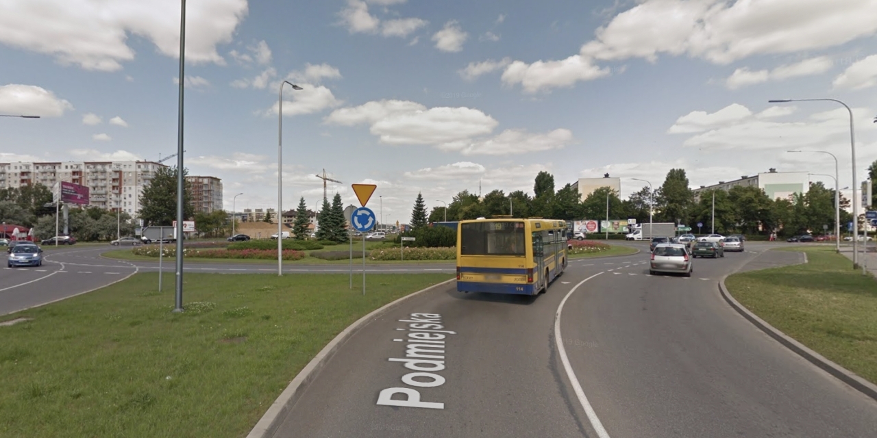 Auto porzucono w tym rejonie | fot. Google Street View