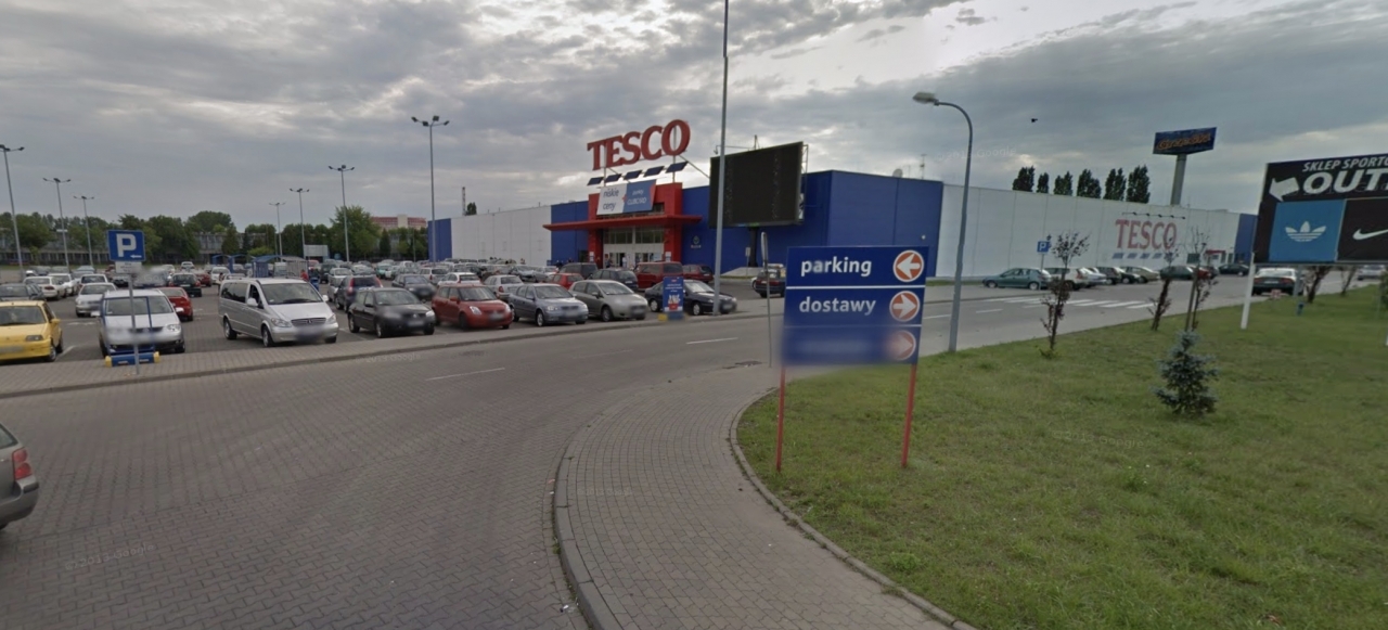 Obiekt może powstać w lokalizacji po Tesco w Kaliszu. | fot. Google Street View