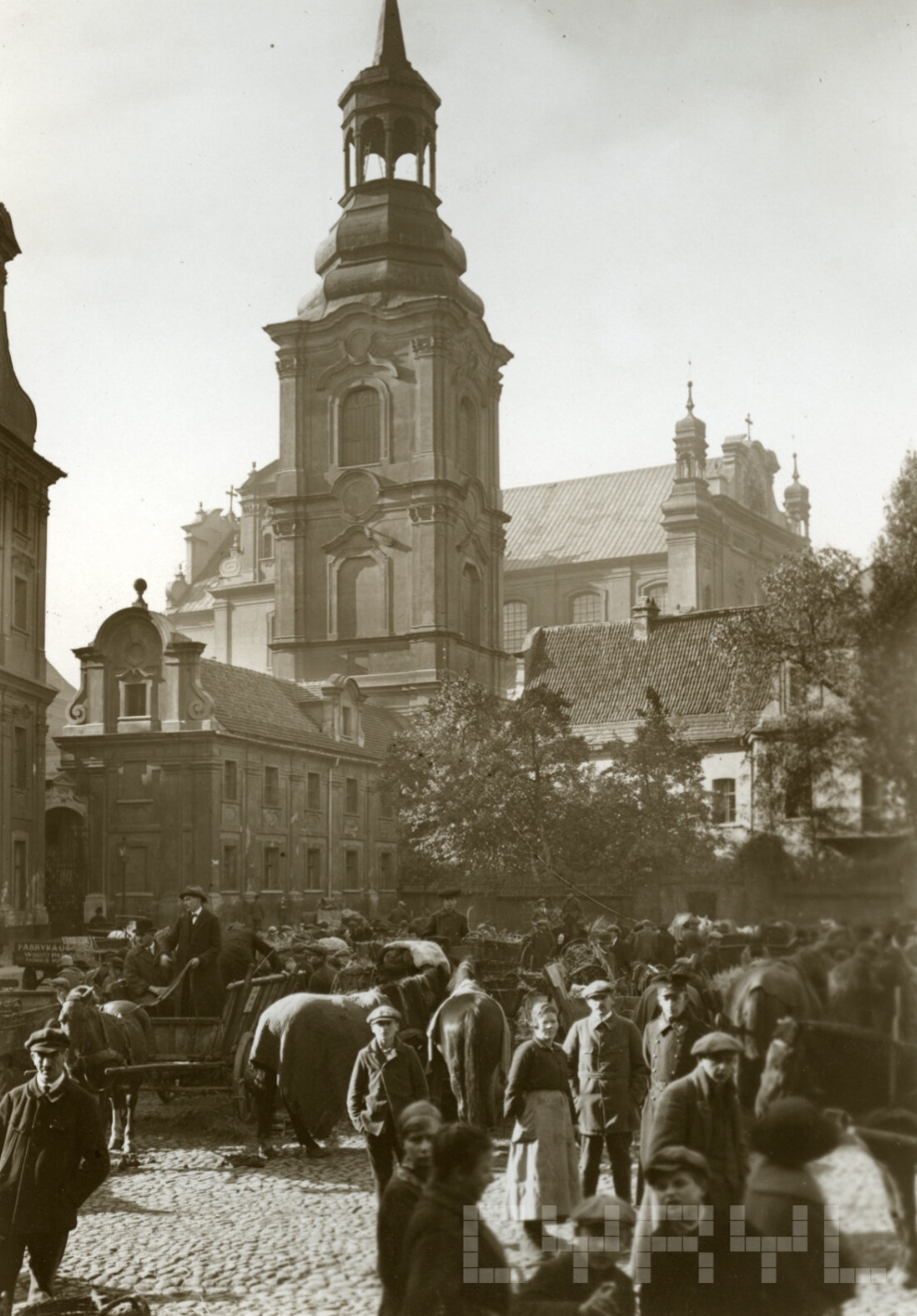 1929 rok - Nowy Rynek | fot. Biuro Miejskiego Konserwatora Zabytków / CYRYL