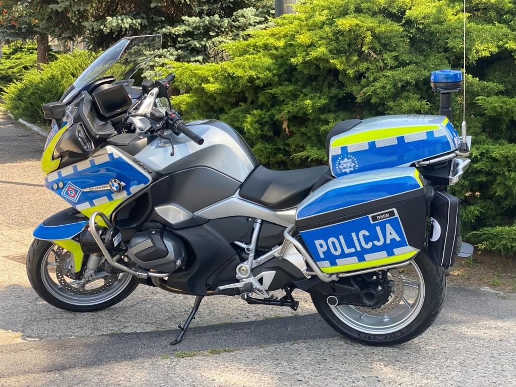 The Wielkopolska law enforcement have new BMW motorcycles with a new livery.  The very first went to Poznań