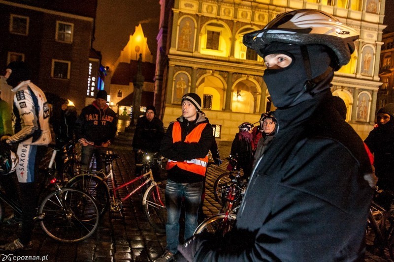 Listopadowy protest rowerzystów | fot. Michał Nadolski