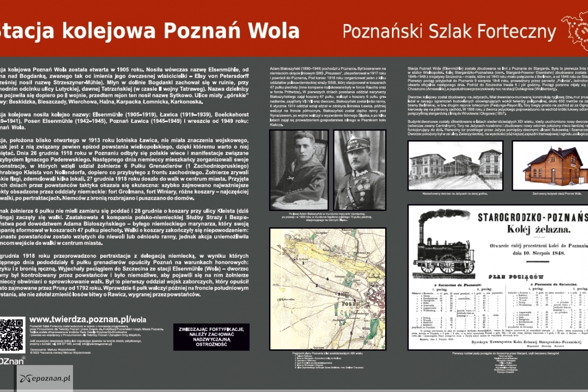 ZDM | fot. Tablica, która zostanie zamontowana na Woli