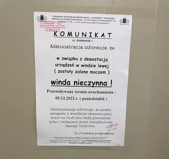 fot. Osiedle Kosmonautów Poznań FB