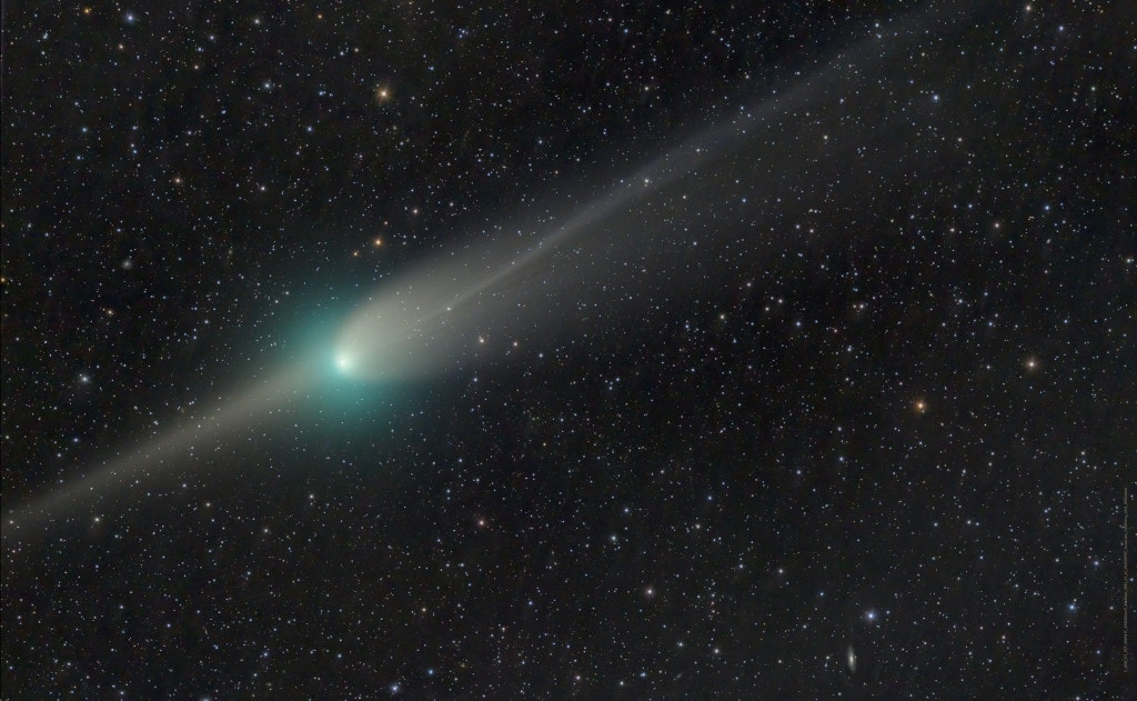 A unique comet is approaching Earth.  It is about a kilometer in diameter