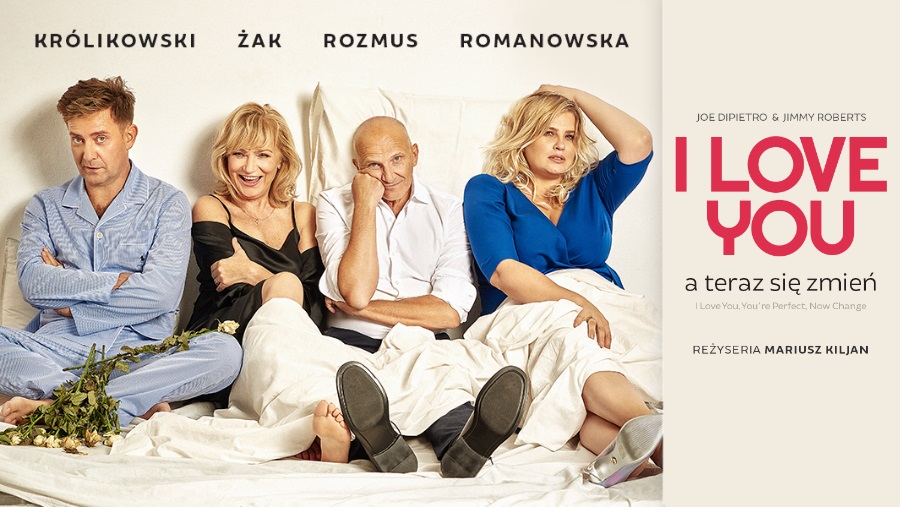 Żak, Romanowska, Królikowski y Rozmus interpretando «I Love You, Now Change» en Poznań.