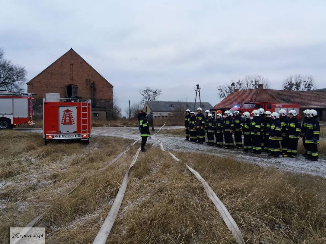 Zdjęcie ilustracyjne, pochodzące z ćwiczeń strażaków. | fot. OSP Kwilcz